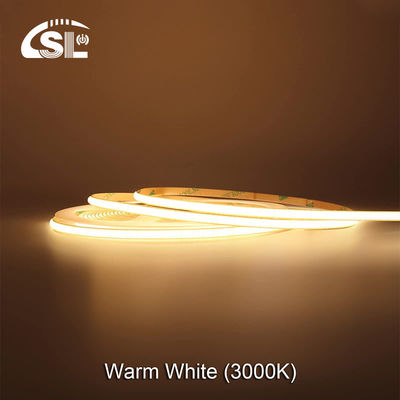 120lm/w Warm Nature White COB Led Strip Light for Cabinet Bedroom Kitchen Lighting