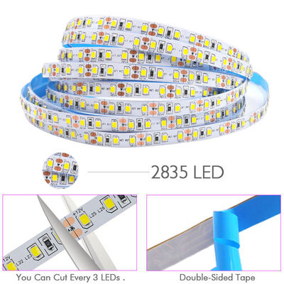 Home 12v 8mm 120leds 12000K Cool White Die-Cutting Board SMD2835 Led Strip Light for Indoor decoration