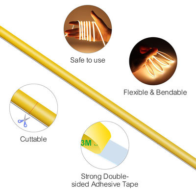 Customization COB Led Strip Light IP20 8mm 12V24V 320leds Pink for Indoor and Outdoor
