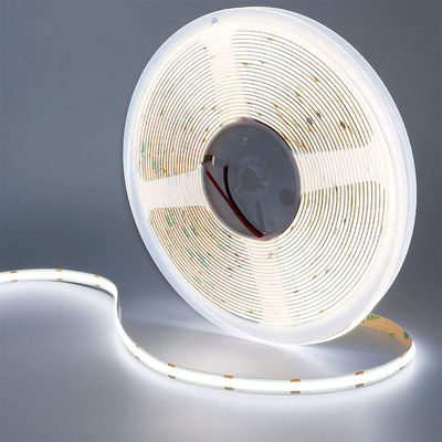 NO-Waterproof 12V24V 8mm10mm 480Leds 6500K White CE RoHs Flexible COB LED Strip Light