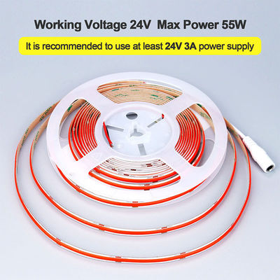 COB Led Strip Light IP20 8mm 12V24V 480leds Red for Indoor and Outdoor decoration