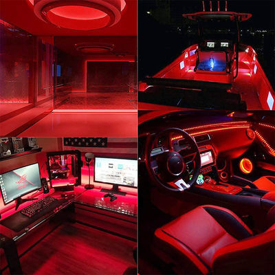 COB Led Strip Light IP20 8mm 12V24V 480leds Red for Indoor and Outdoor decoration