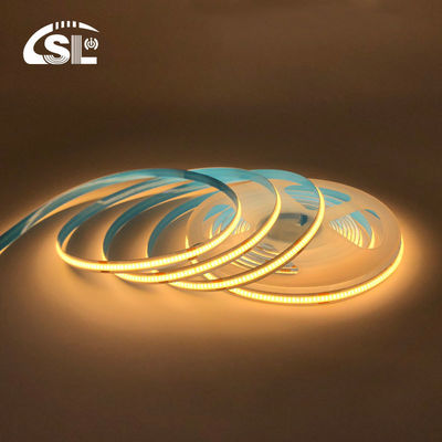 Waterproof COB Led Strip Light IP20/IP65 8mm 12V24V 320Leds 2700K One Centimeter Cut 3-
