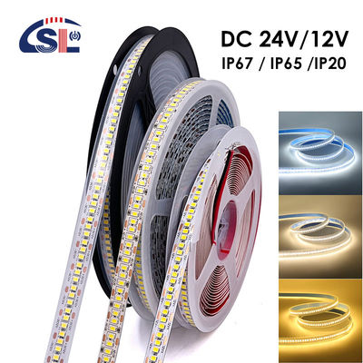 Waterproof SMD2835 LED Strip Lights 240leds 8mm 24v 12v 3000K 4000K 6500K IP67 IP65 IP20