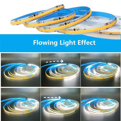 12v24v 8mm 360leds 4000K White COB SMD2835 Led Strip Light for Versatile Applications