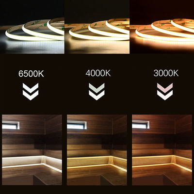 50000 Hours Working Lifetime COB LED Strip Light with Warm and Natural White Color