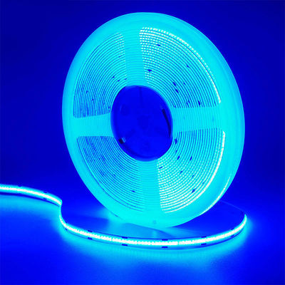 CE LVD EMC ROHS FCC REACH ERP2.0 Certified Ice Blue COB Led Strip Light with 8mm Width