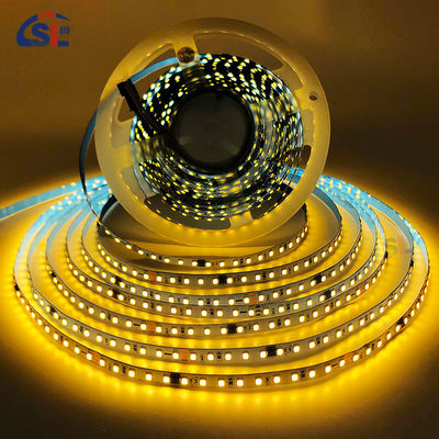 Residential LED Light Strip DC12V 24V SMD2835 Electroplate PCB 120Ds 8mm Ra 80 3000K