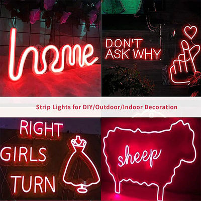 DC 12V Red LED Neon Flex with 50000 Working Lifetime and Hanging Mounting Installation