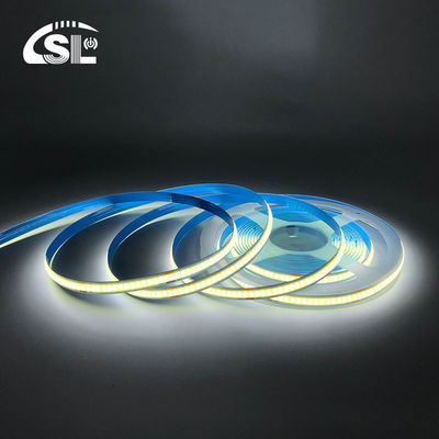 CE RoHs 3 IP20 8mm 12V 24V 320Leds 6500K White Light Flexible COB Led Strip Light