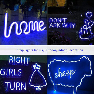 IP65 Waterproof Blue LED Neon Flex with 120 LEDs/M and Working Temperature of 40 60C