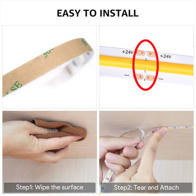 High Brightness COB Led Strip Light IP20 Ra90 8mm/10mm 12V24V 320Leds 3000K4000K6500K for Living Room