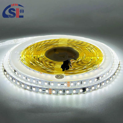 Residential LED Light Strip DC12V 24V SMD2835 Electroplate PCB 120Ds 8mm Ra 80 6500K Running