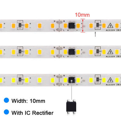 180 leds/m High Brightness 8mm 4000K Natural Ra80 CE RoHs COB SMD2835 LED Strip Light