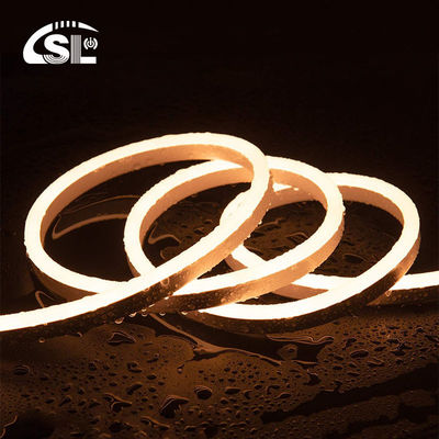 Silicone Covered Warm White LED Neon Flex 24V DC Wireless 8x16mm 120LEDs/m IP65 Waterproof