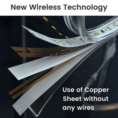 Silicone Covered Warm White LED Neon Flex 24V DC Wireless 8x16mm 120LEDs/m IP65 Waterproof