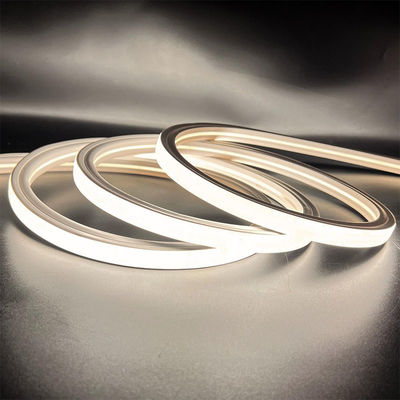 Natural White Neon Flex 4000K DC 48V 16x16mm Flat Shape Vertical Bending IP65 Waterproof LED Neon Flex