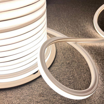 Natural White Neon Flex 4000K DC 48V 16x16mm Flat Shape Vertical Bending IP65 Waterproof LED Neon Flex