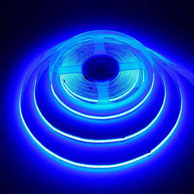 Lighting High Brightness DC12V24V 480leds 8mm Ice-Blue COB Led Strip Light with 3-