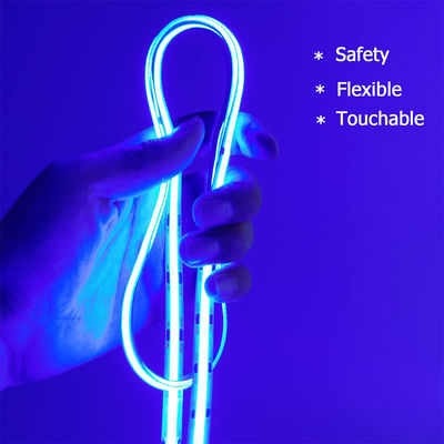 Lighting High Brightness DC12V24V 480leds 8mm Ice-Blue COB Led Strip Light with 3-