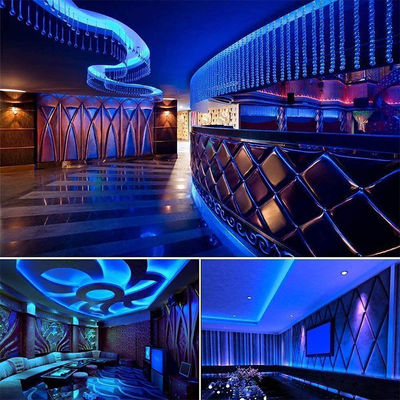 Lighting High Brightness DC12V24V 480leds 8mm Ice-Blue COB Led Strip Light with 3-