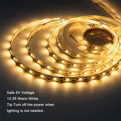 Indoor Decoration 3000K/4000K/6500K Flexible Electroplate SMD2835 LED Strip Light 5V 8mm 120LEDs
