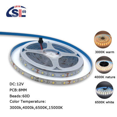 Waterproof 5v 8mm 320leds 3000K4000K 1cm one cut Electroplate COB SMD2835 LED Strip Light 2-