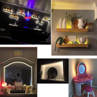Hotel 5v 120leds 8mm 3000K Warm White Led Strip Light with and Luminous Flux/m 2640 lm