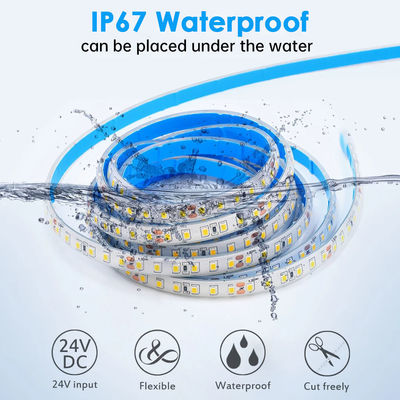 COB Lighting Strip 110v220v 8mm 120leds 4000K IP67 Waterproof Die-Cutting Board SMD2835 Led Strip Light