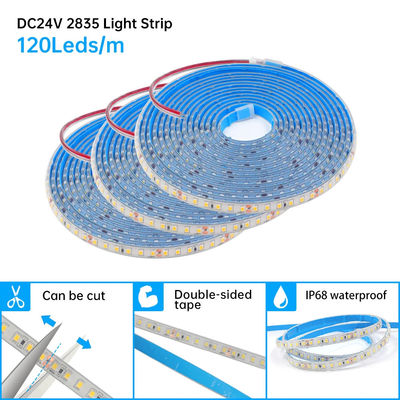COB Lighting Strip 110v220v 8mm 120leds 4000K IP67 Waterproof Die-Cutting Board SMD2835 Led Strip Light