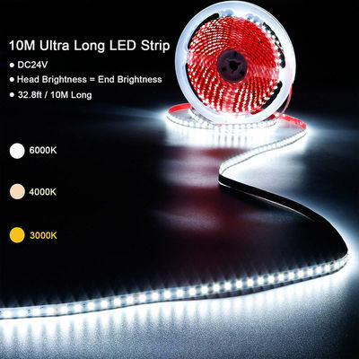 110V220V 8mm 120leds 3000K4000K6500K Warm White Natural White Electroplate SMD2835 Led Strip Light