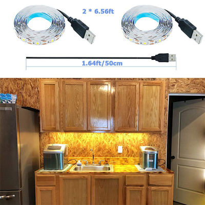 Dimmer Support 5v 8mm 120leds 3000K Warm White Flexible Electroplate Led Strip Light