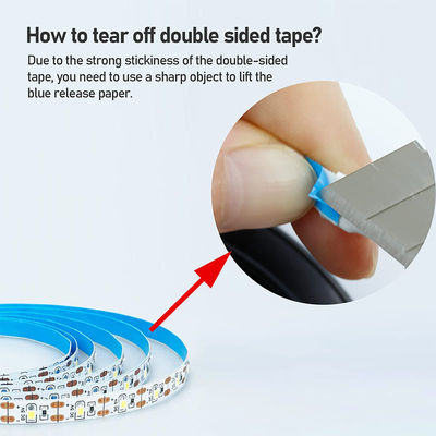 3- 120° Beam Angle 5v 120leds 8mm 4000K Natural One light one cut SMD2835 Led Strip Light