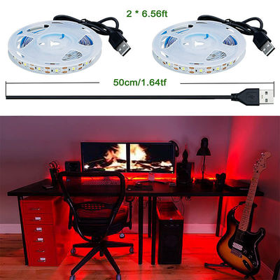 120leds 8mm Red One light one cut Electroplate flexible SMD2835 Led Strip Light 5v