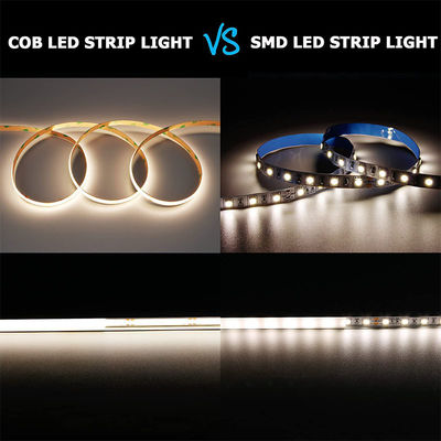 Hotel 5V 8mm 320leds 4000K Natural 1cm one cut IP65 Waterproof Electroplate flexible COB Led Strip Light