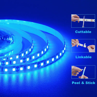 5v 8mm 120leds Red Golden Yellow Ice-Blue Blue Green Purple colorful Electroplate SMD2835 Led Strip Light