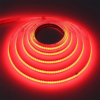 12V Dimmable Red COB LED Strip Light for Indoor and Outdoor Decoration 8mm 320 LEDs