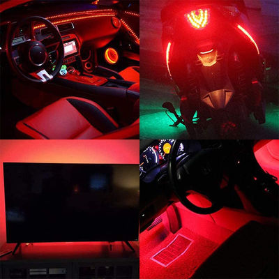 12V Dimmable Red COB LED Strip Light for Indoor and Outdoor Decoration 8mm 320 LEDs