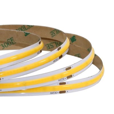 CCT COB Led Strip Light DC12V24V 8mm10mm width 608leds 3000K 6500K for Indoor Decoration