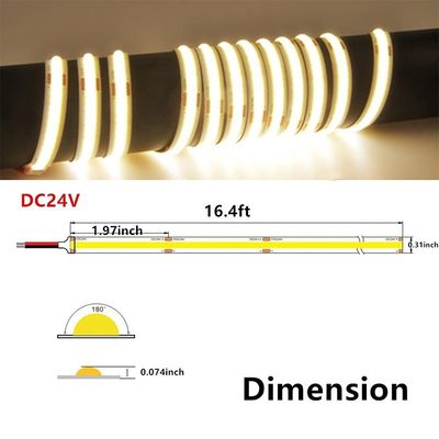 10W/m or Customizable Walt per Meter COB LED Strip Light for Kitchen and Living Room