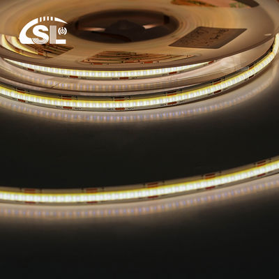 Non-waterproof 24v COB 320Ds 8mm Ra 80 CCT Tri-color Cob  LED Light Strip