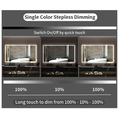 12V 5A 60W Bathroom Mirror LED Light with Dimmer Touch Sensor Switch and Single Color