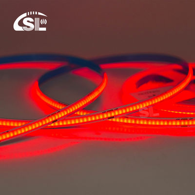 Astounding 24v COB 320Ds 8mm Ra 85 Red LED Light Strip with 50000 Hour Working Lifetime