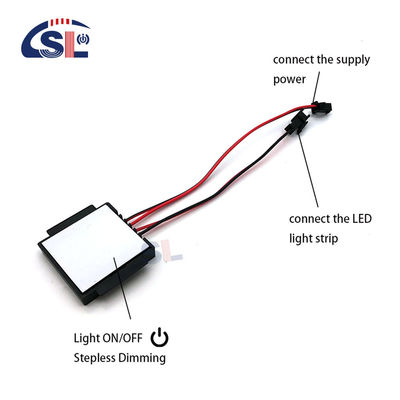 Smart Mirror Stepless Dimming Mirror Touch Sensor Switch with Bracket DC12V 12W 24W 36W