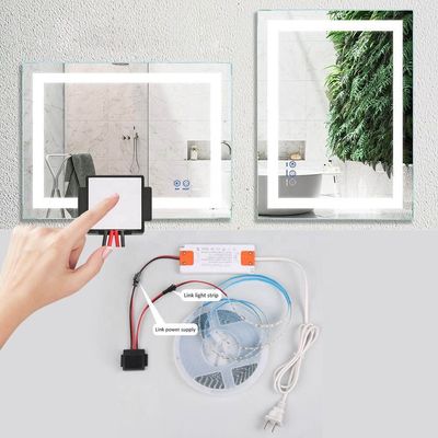 Smart Mirror Stepless Dimming Mirror Touch Sensor Switch with Bracket DC12V 12W 24W 36W