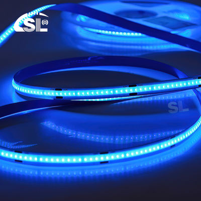 High Brightness DC12V24V Ice-Blue COB Led Strip Light for Hotel and Indoor Decoration