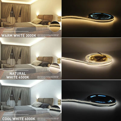 Electroplate 12V/24V 240D 3000 4000k 6000K 2835 LED Strip Lighting For Mirror Lighting