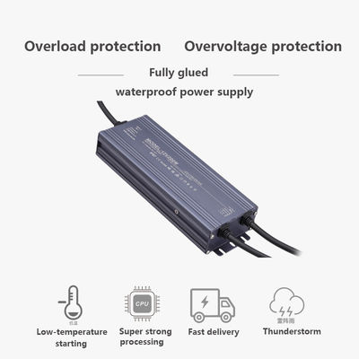 Ultra Thin 12V/24V 2.5A -25A 60w 100w 200w 300w 400w IP68 Waterproof Power Transformer