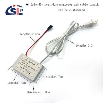 73*47*13mm Smart Bathroom Mirror Touch Switch with DC12V Output Voltage and LED Light