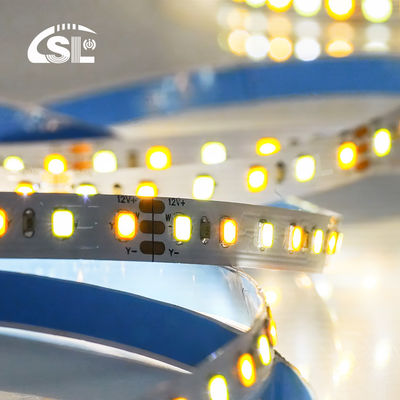 120leds CCT Led Strip Light 2700k-6500k 5/10M/Roll 12/24V DC Input Voltage DC 24V